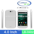 hot new products for 2015 1.0GHz Android4.2JB 4.0" WCDMA Dual sim Dual Core LB-H402 Low Price China Mobile Phone OEM ODM